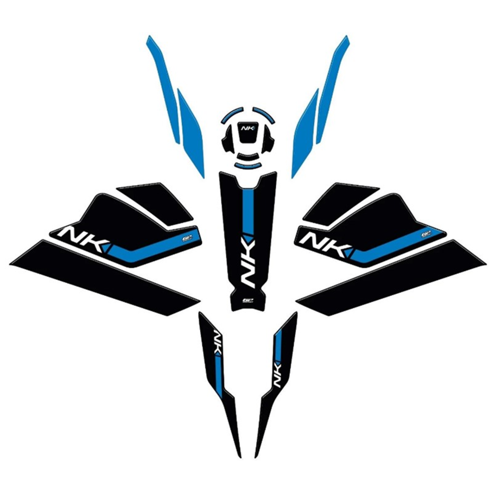 GP KOMPOZİT CF MOTO 250 NK 2023 -2024 UYUMLU FULL PAD SETİ MAVİ