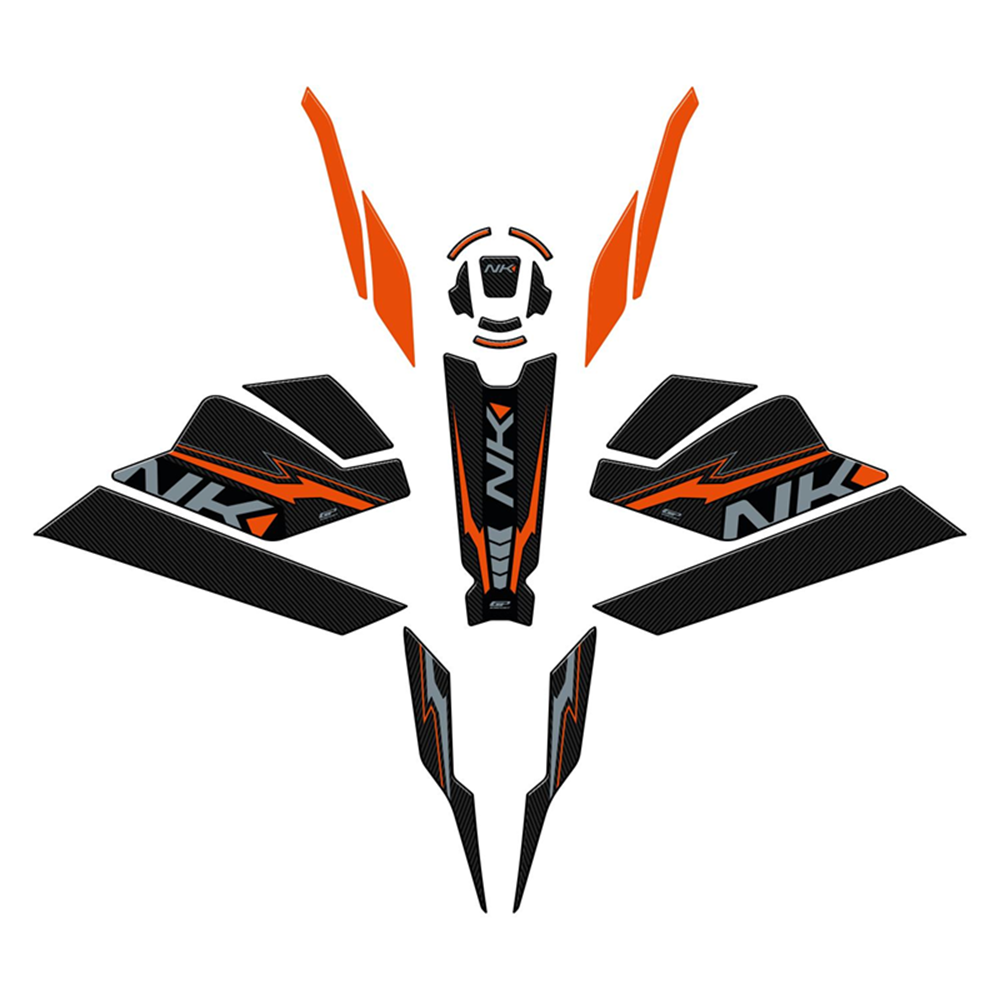 GP KOMPOZİT CF MOTO 250 NK 2023 -2024 UYUMLU FULL PAD SETİ TURUNCU