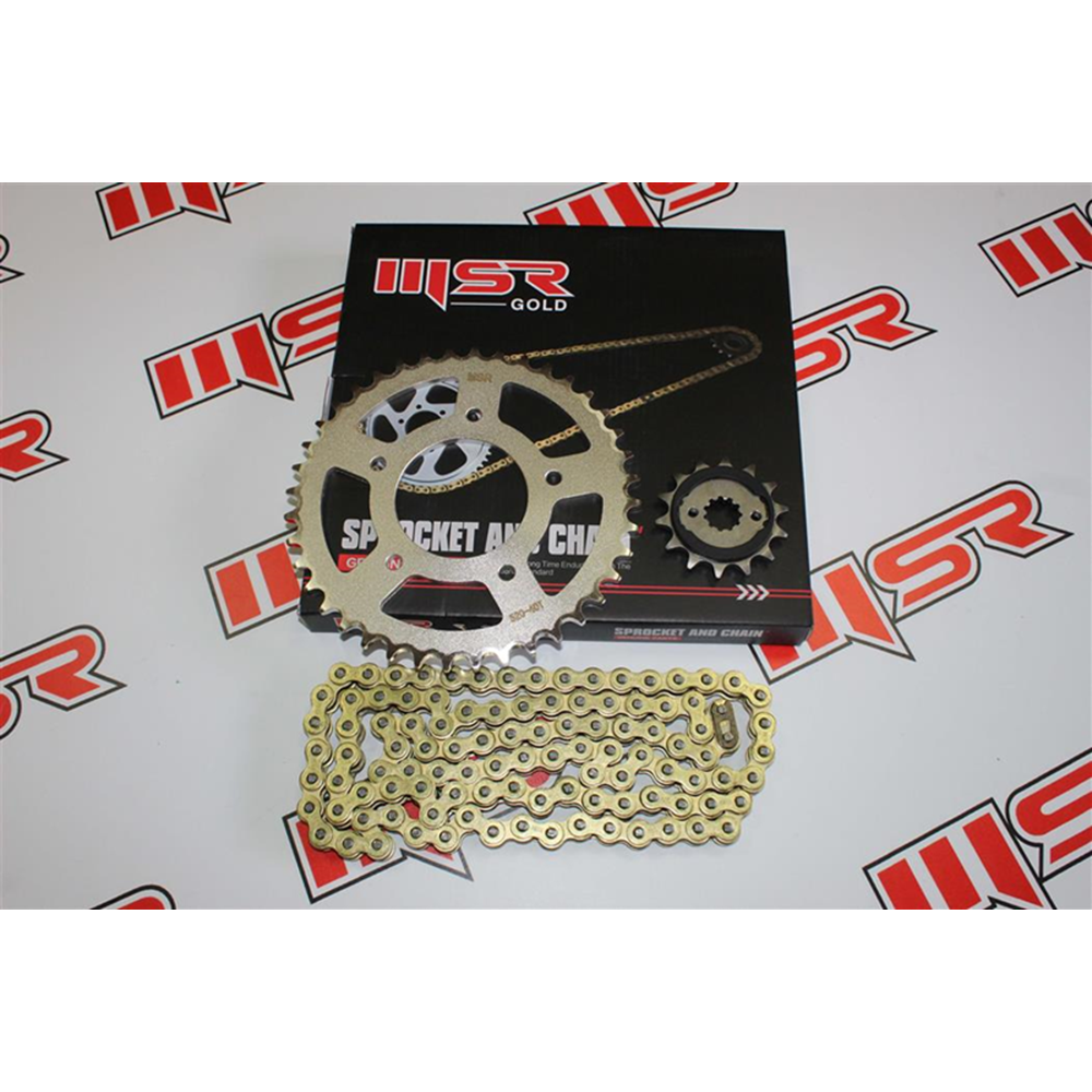 CF NK 250 -SR 250 14T-40T- 520HO - 106 BAKLA ZİNCİR DİŞLİ SETİ MSR GOLD