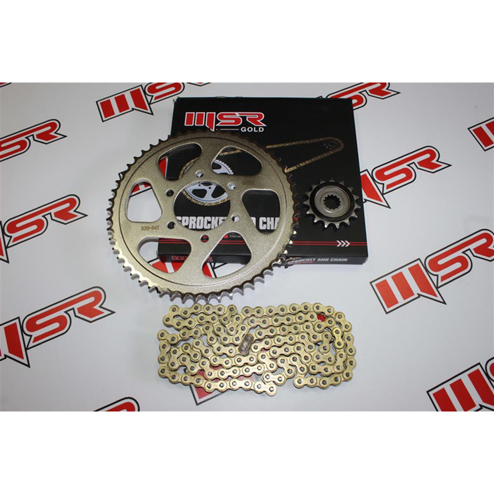 CF NK 400 15T-54T- 520HO - 118 BAKLA ZİNCİR DİŞLİSETİ MSR GOLD