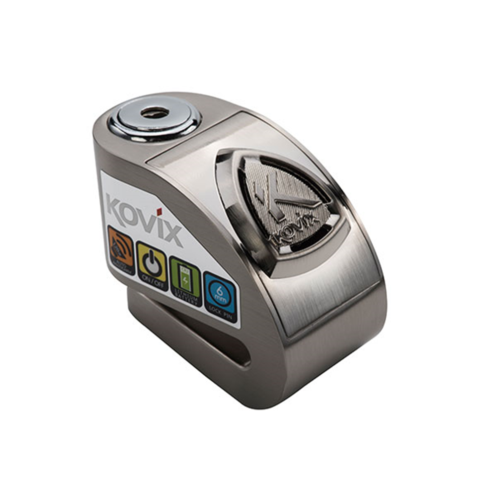 KOVIX KD6-BM ALARMLI DİSK KİLİDİ GRİ