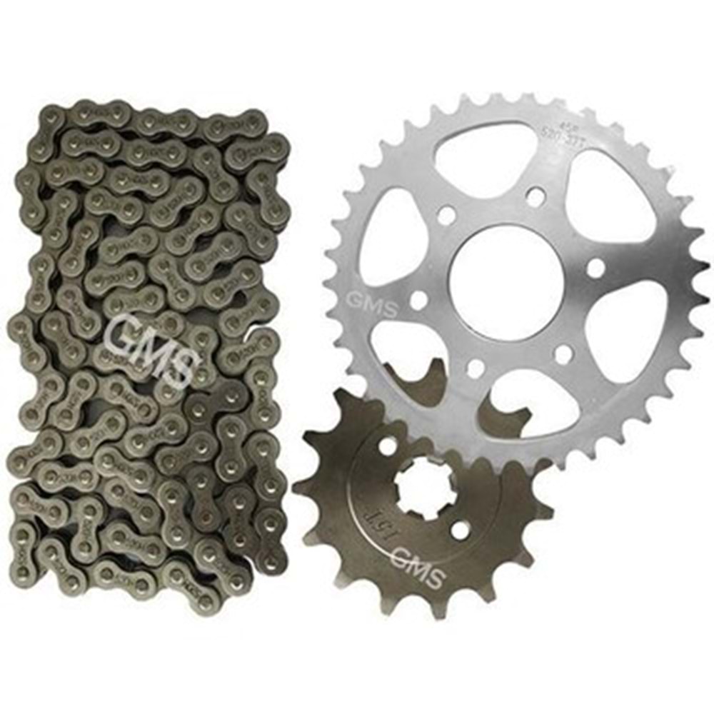 BAJAJ PULSAR NS200 ZİNCİR DİŞLİ SETİ 520HO-108L 40T/14T ORİNGLİ