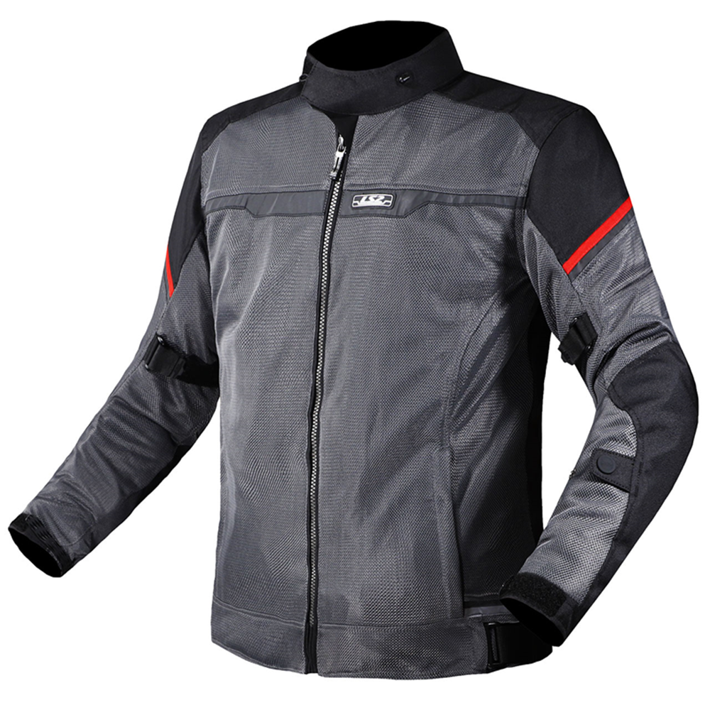 LS2 RIVA MONT SİYAH-GRİ-KIRMIZI
