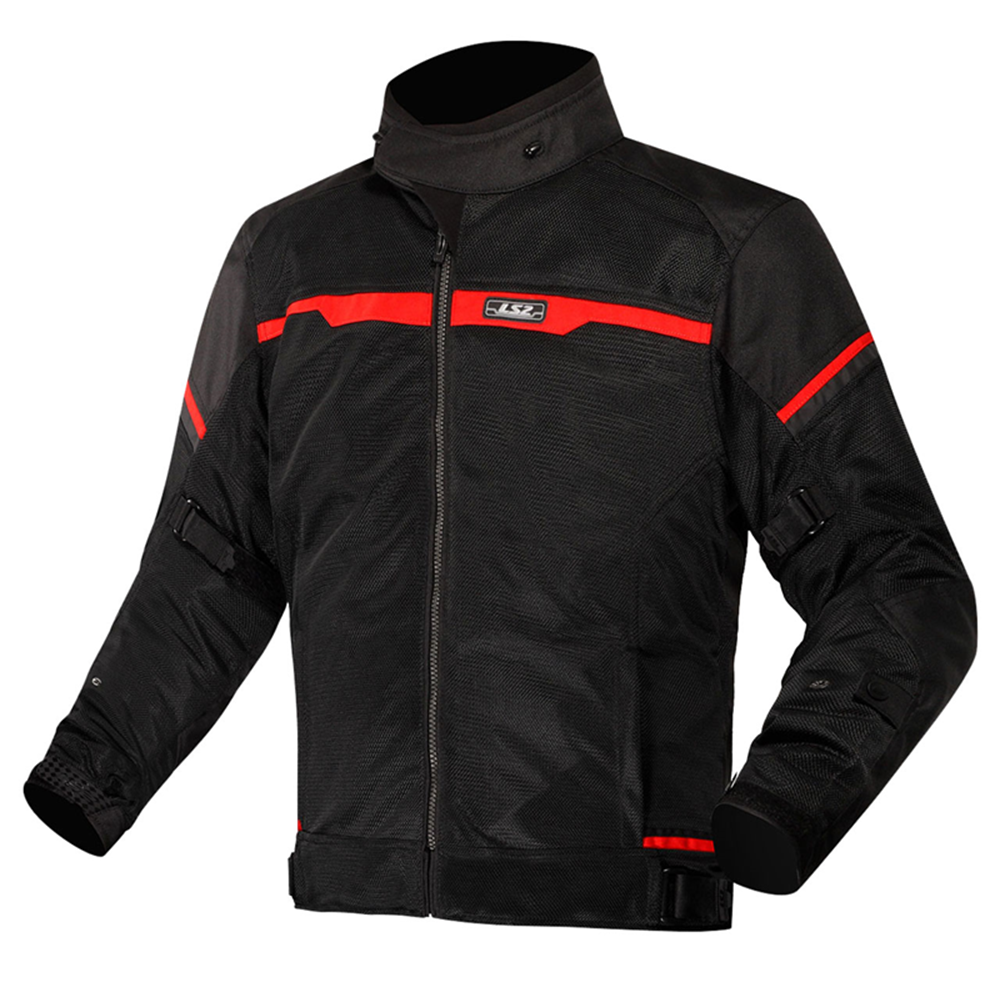 LS2 RIVA MONT SİYAH-KIRMIZI - XXL