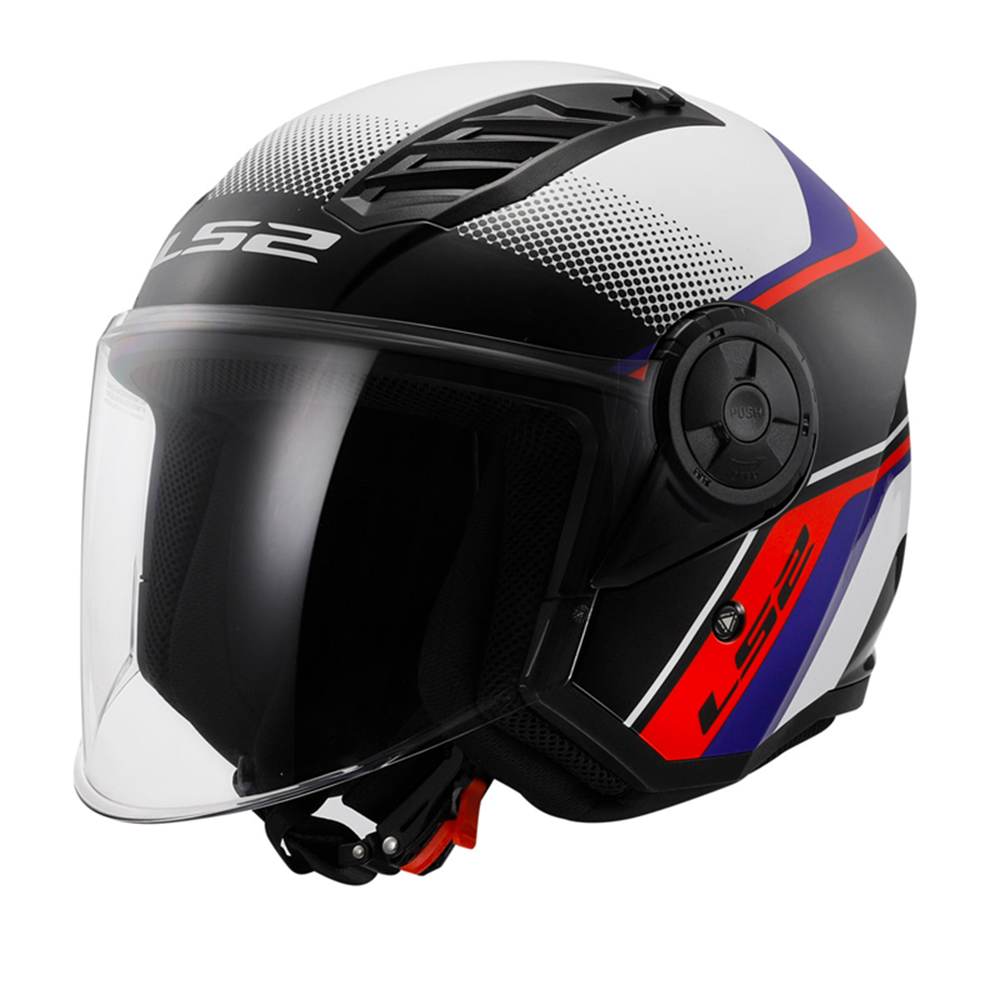 LS2 AIRFLOW 2 RUSH BEYAZ-MAVİ-KIRMIZI KASK - L