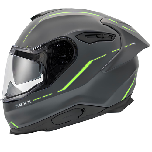NEXX Y.100R REACT - MAT GRİ - YEŞİL - M