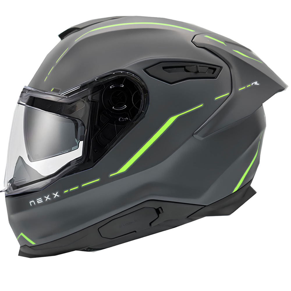 NEXX Y.100R REACT - MAT GRİ - YEŞİL - L