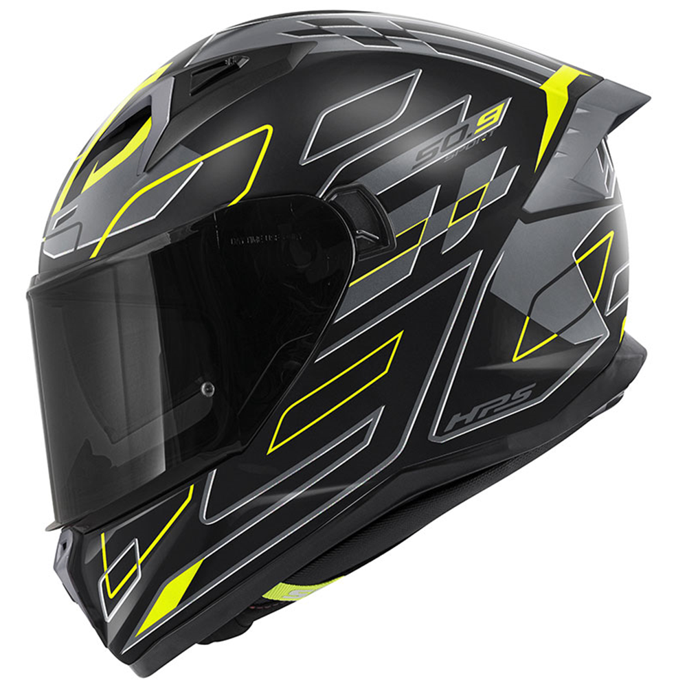 GIVI 50.9 ASSAULT - MAT SİYAH - GRİ - NEON SARI - L