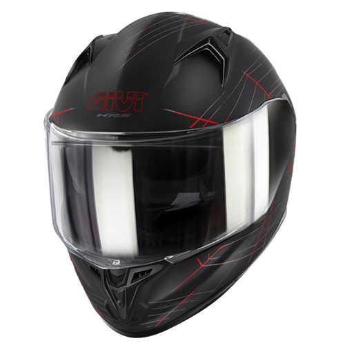 GIVI 50.7 PHOBIA - MAT SİYAH - KIRMIZI - M
