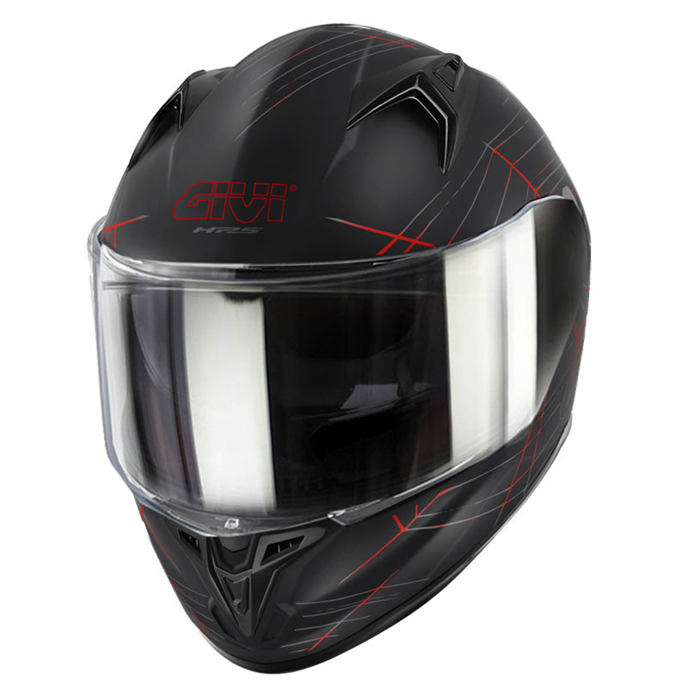 GIVI 50.7 PHOBIA - MAT SİYAH - KIRMIZI - XL