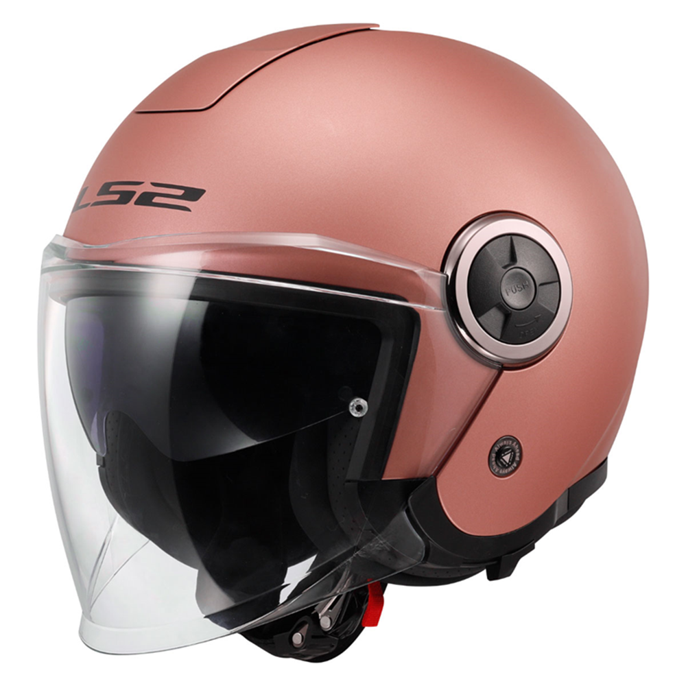 LS2 CLASSY MAT GOLD PEMBE KASK - M