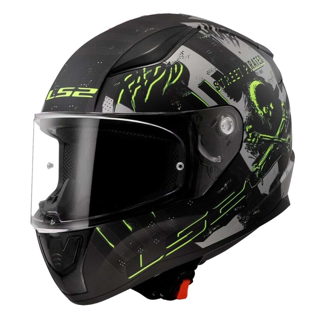 LS2 RAPID 2 PIRATES TITANIUM KASK - L