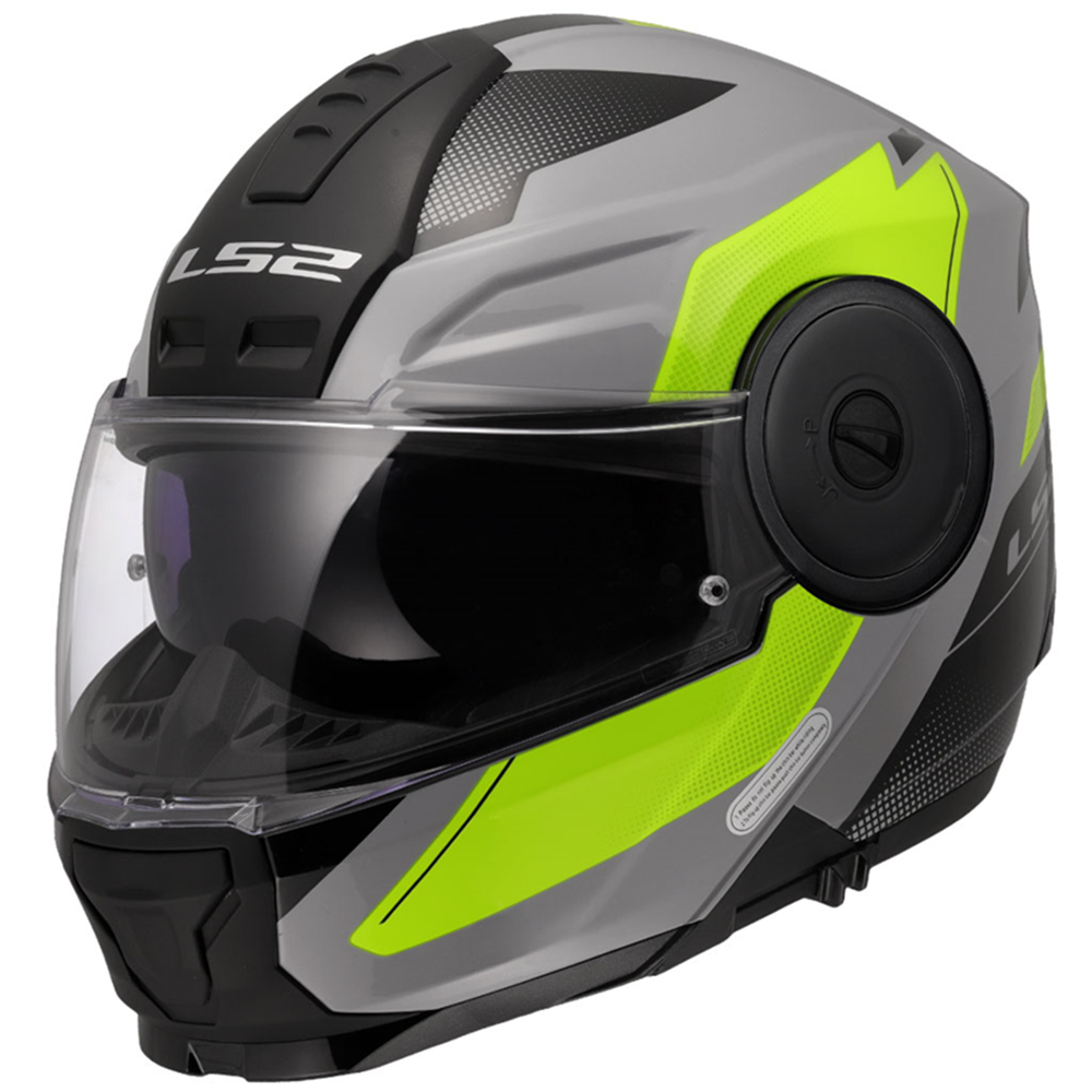 LS2 SCOPE 2 DURIA GRİ-NEON SARI KASK - M
