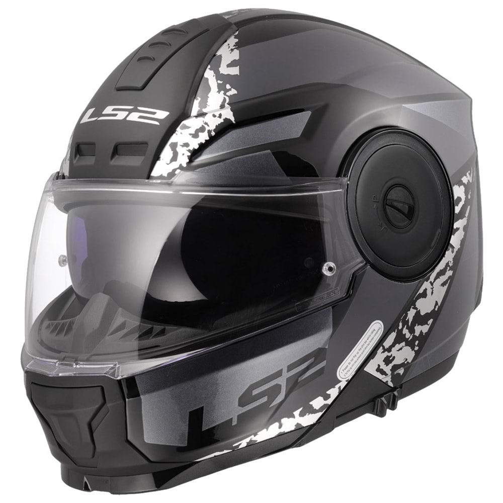 LS2 SCOPE 2 AXIS MAT SİYAH-TITANIUM KASK