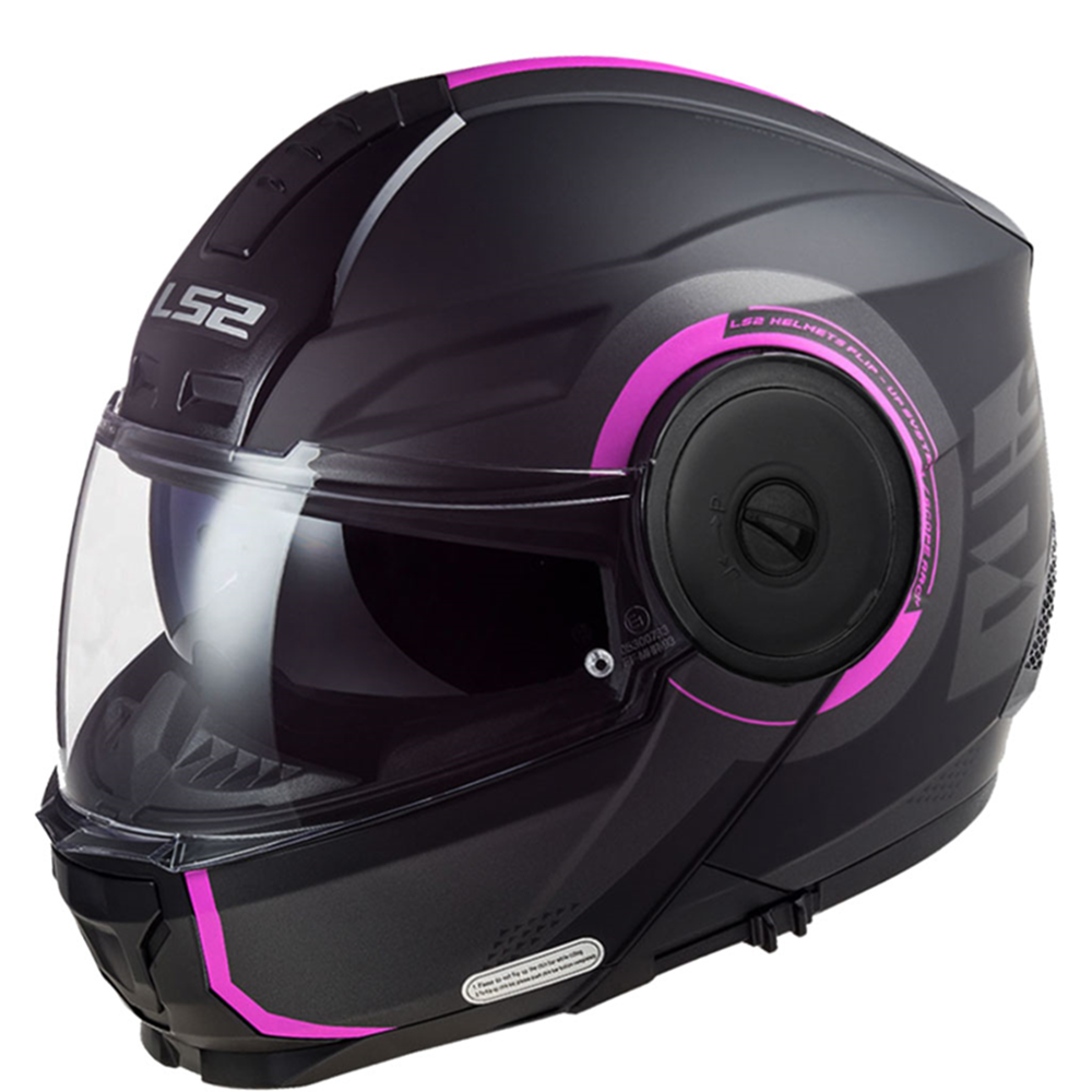 LS2 SCOPE 2 ARCH MAT TITANIUM-PEMBE KASK - XS