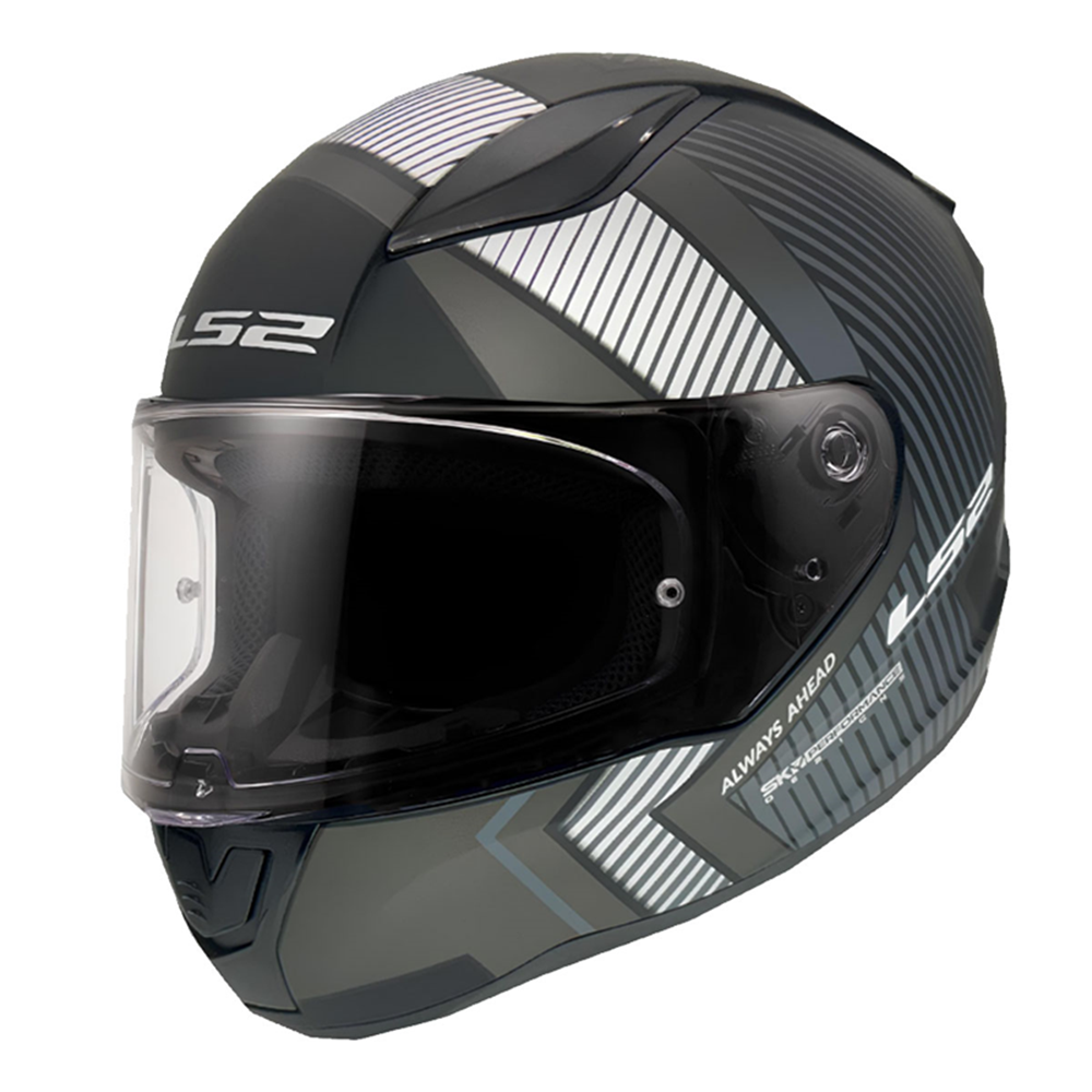 LS2 RAPID 2 EXTRA MAT SİYAH-GRİ KASK - M