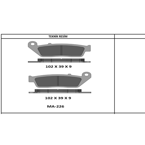 DİSK BALATA CBF 600 / 1000 SF