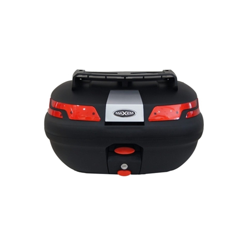 MOTOSİKLET ARKA ÇANTA MAXEM SL45 FULL SİYAH 45 LT